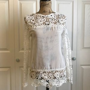 White Lace Blouse